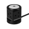 LED Tower Charger with Night Light & Safety Shutter, Fireproof ABS